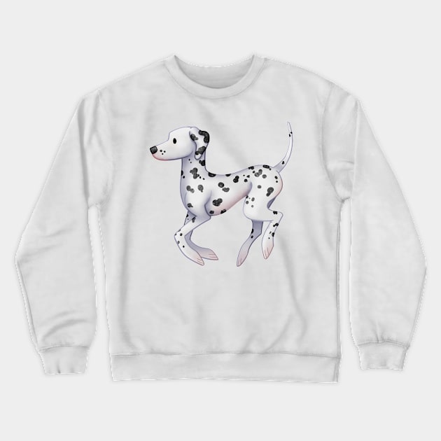 Cozy Dalmatian Crewneck Sweatshirt by Phoenix Baldwin